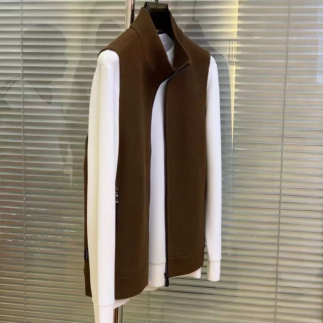 IÇ BURBERRY DESENLI ERKEK YELEK