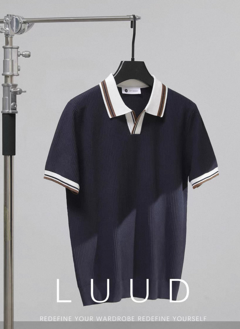 ERKEK POLO YAKA KOL LASTİKLİ T-SHORT