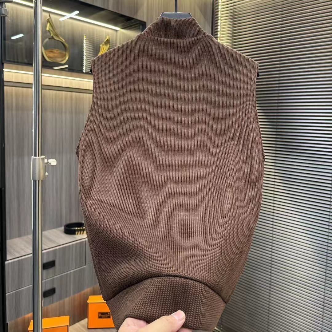 IÇ BURBERRY DESENLI ERKEK YELEK