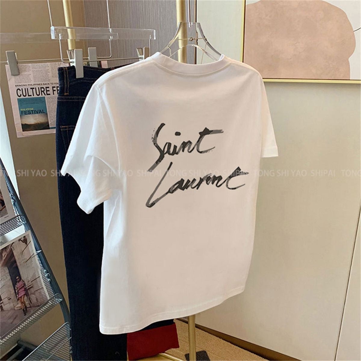 SAINT LAURENT ERKEK T-SHORT