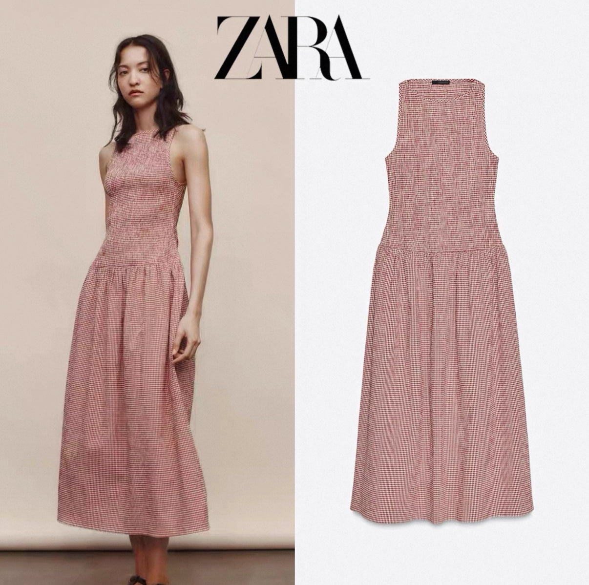 ZARA KADIN ELBISESI YAZLIK MODEL