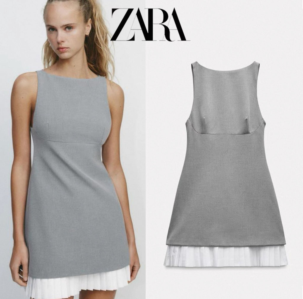 KADIN ZARA MODEL KISA ELBISE